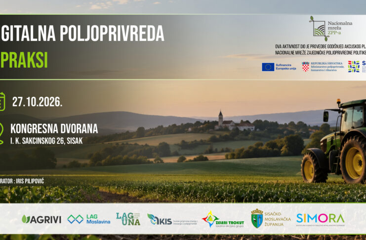 Digitalna poljoprivreda u praksi: konferencija 27. listopada u Sisku